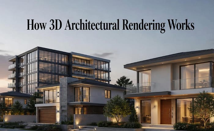 Architectural 3D rendering