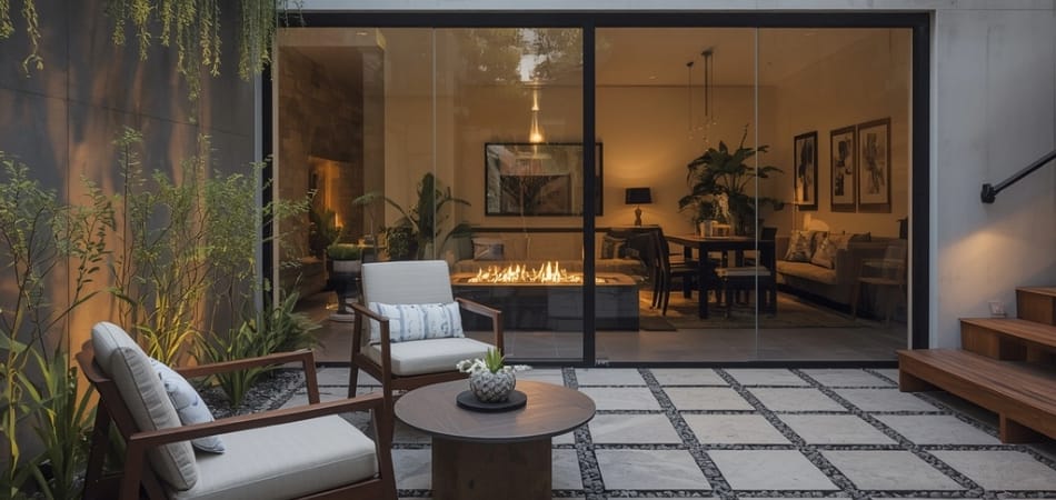 Courtyard garden ideas and designs for walled